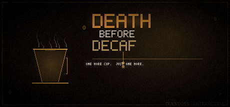 Death Before Decaf key art