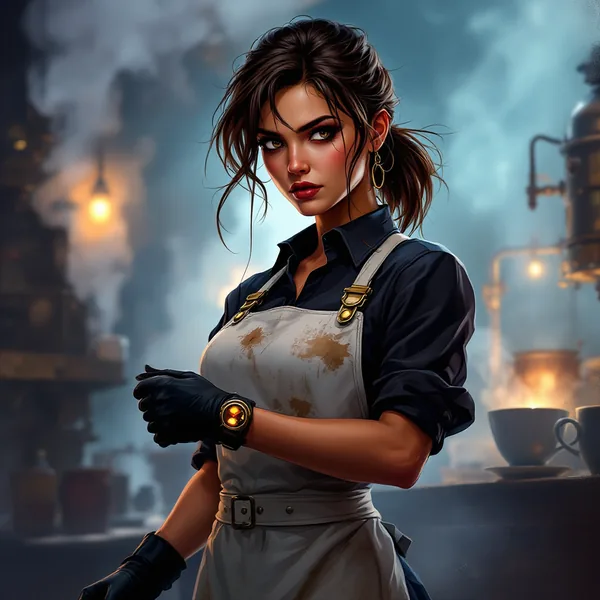 Mira Volta — the last working barista in the city